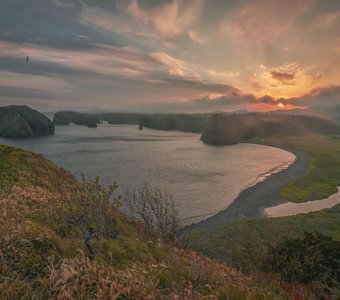 Шикотан. Вечер в бухте Безымянная