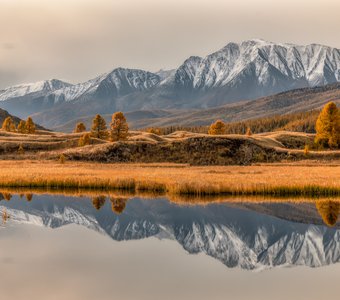 Утро на озере Джангысколь