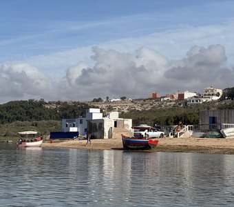 На устричной ферме в Марокко