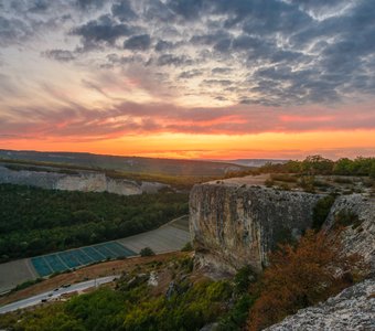 Вид от Скита Анастасии Узорешительницы