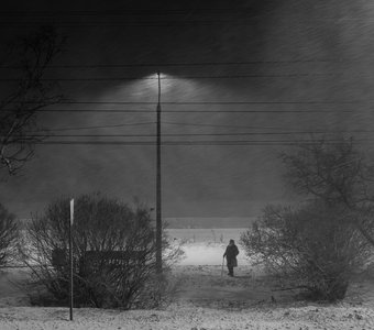 "В Архангельске опять метель"