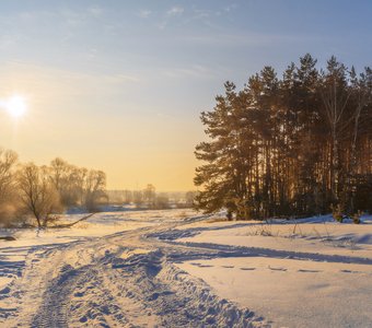 Утро морозное