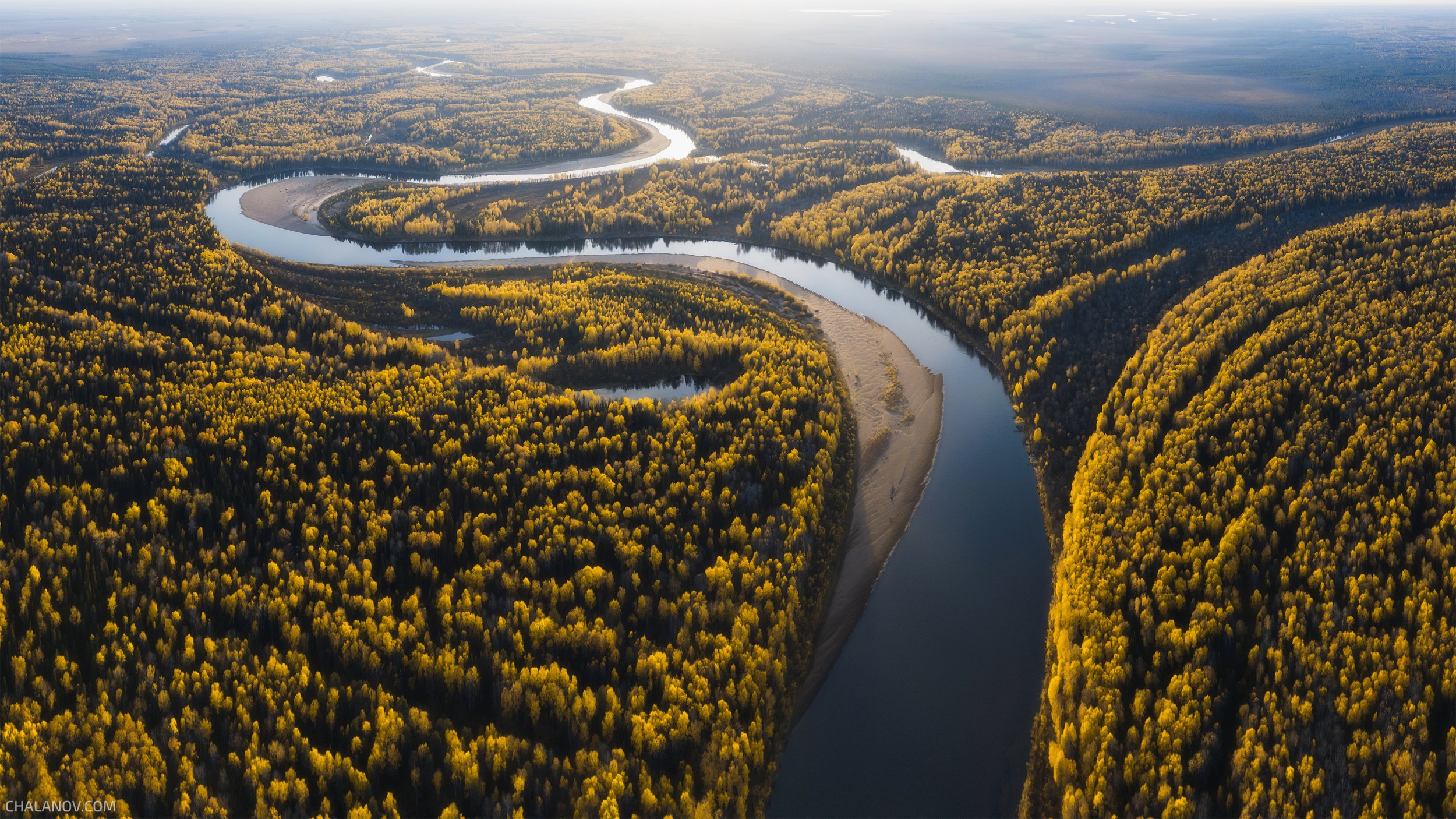 Осенние серпантины Вычегды