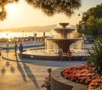 Жаркий летний вечер