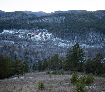 Вид с Торгашинского хребта, Красноярск