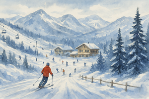 Север стартует первым: в Мурманской области начался горнолыжный сезон