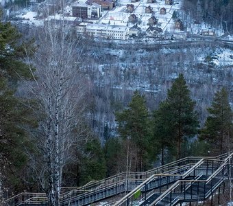 Вид с Торгашинского хребта, Красноярск