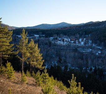 Вид с Торгашинского хребта, Красноярск