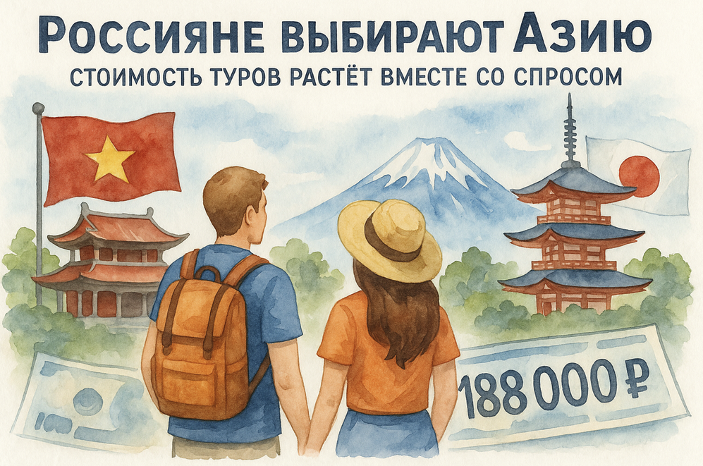Россияне выбирают Азию: стоимость туров растёт вместе со спросом