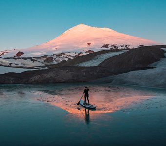 Утро на озере Бирджалы