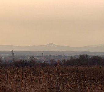 Черная сопка. Вид из Сосновоборска, Красноярский край