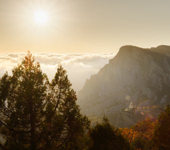 Сказочный закат на форосском канте