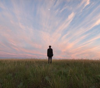 Степной закат