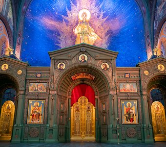 Интерьер главного храма Вооружённых сил Российской Федерации