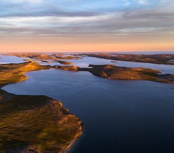 Арктические шхеры близ фактории Русаново.