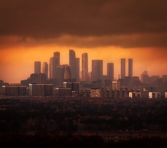 Город под огненным небом