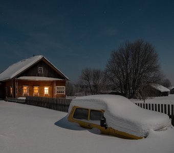 Тихая ночь в деревне