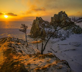 Вечер на Ольхоне.