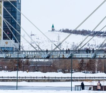 Вид с о. Татышев, Красноярск