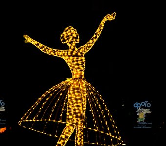 Новогодние украшения города Курска.