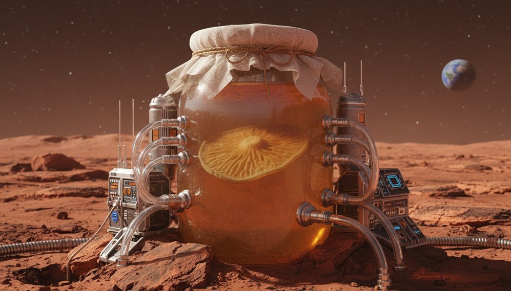 Как колонизировать Марс с помощью чайного гриба?