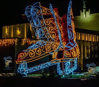 Новогодние украшения города Курска