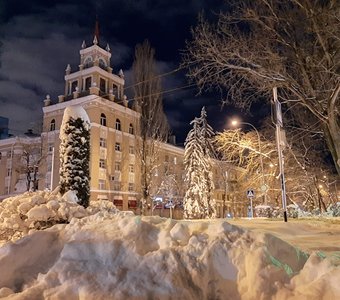 Заснеженный Ставрополь