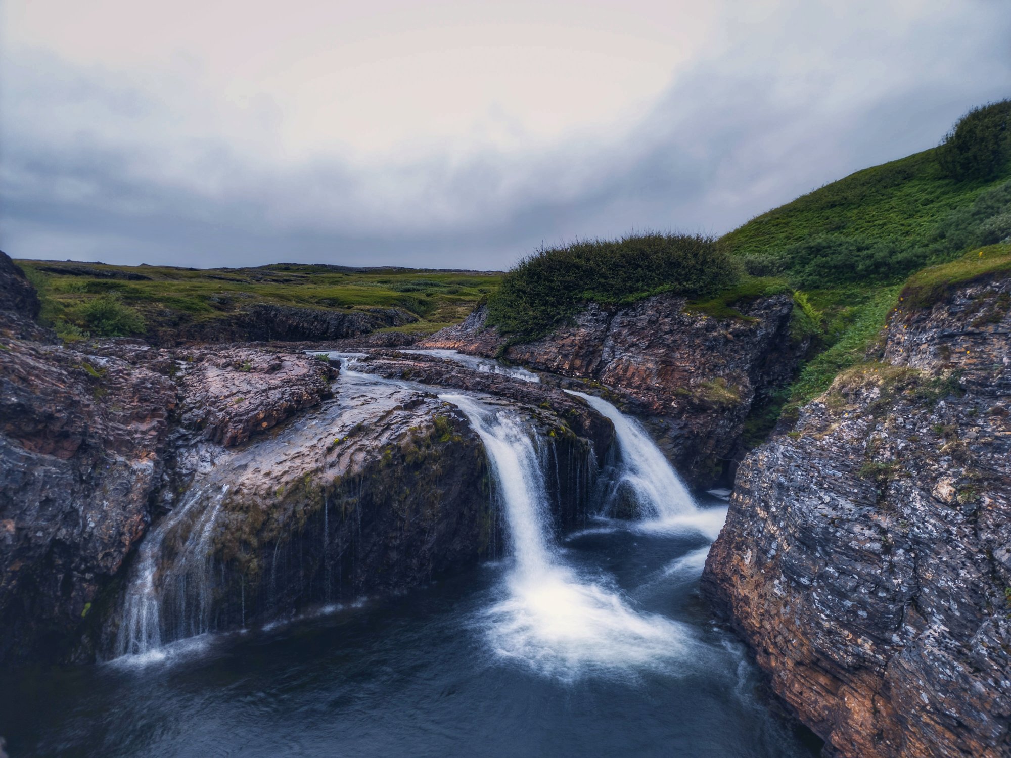 Водопады на Рыбачьем полуострове