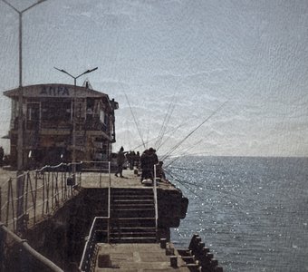 Рыбаки встречают весну