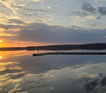 Акварельный закат