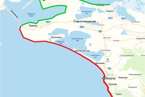 Власти Краснодарского края показали на карте пригодные для купания пляжи Анапы