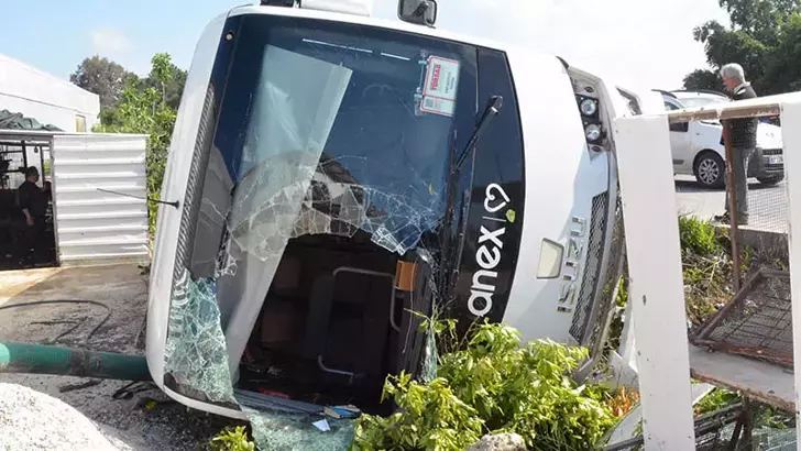 В Турции перевернулся автобус с россиянами