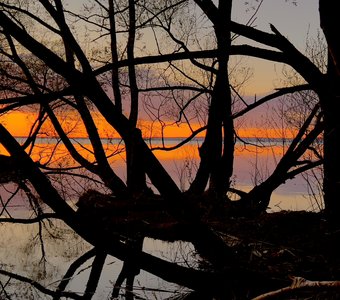 Закат на Пдюлещее