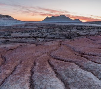 Закат на урочище Кызылкуп