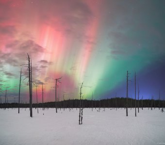 Ночная радуга севера