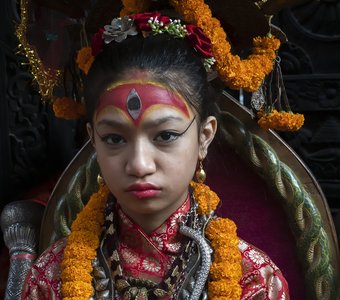 Кумари. Непал, город Лалитпур (Патан)