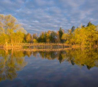 Майский свет на реке Лебёдка