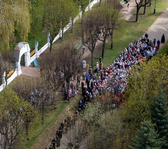 Пасха в Свято-Троицкой Сергиевой лавре