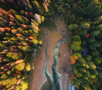 Золотая осень у Камского моря