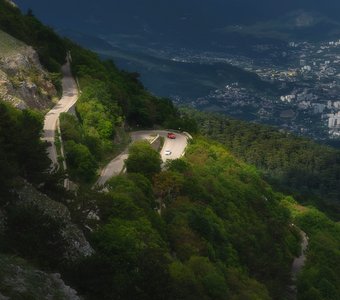 Горный серпантин