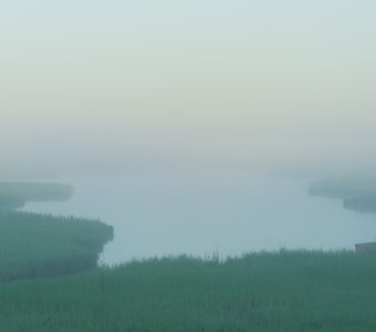 Туман над озером Капустиха