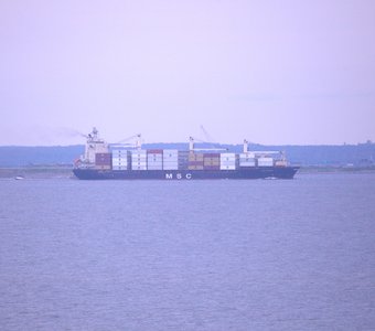 Сухогруз в Финском заливе