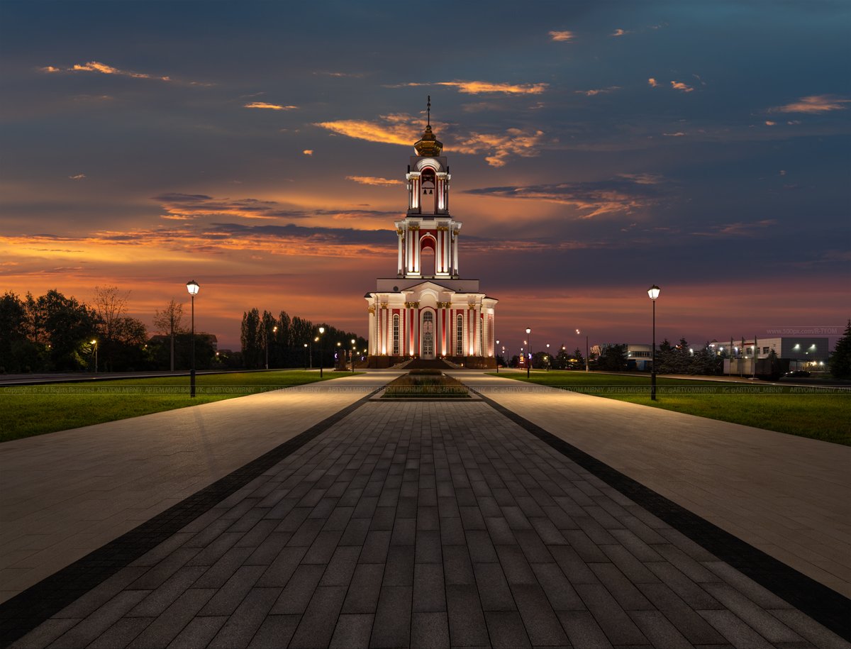 Храм в честь Великомученика Георгия Победоносца. Город Курск (Россия)