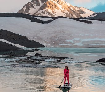 Пик Калицкого и озеро Бирджалы