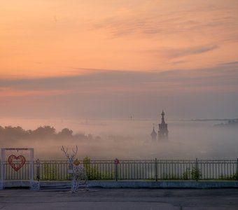 В море тумана...
