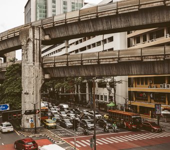 Бангкок, перекрестки города