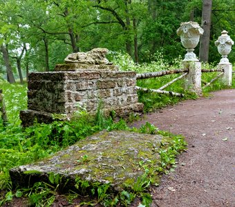 Руинный каскад в Павловске