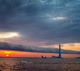 Закат на Лахте