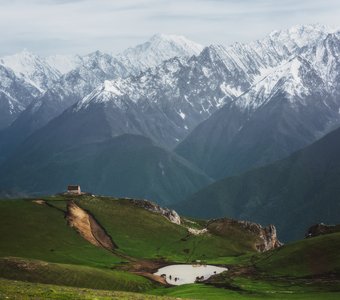 Высоко в горах Ингушетии