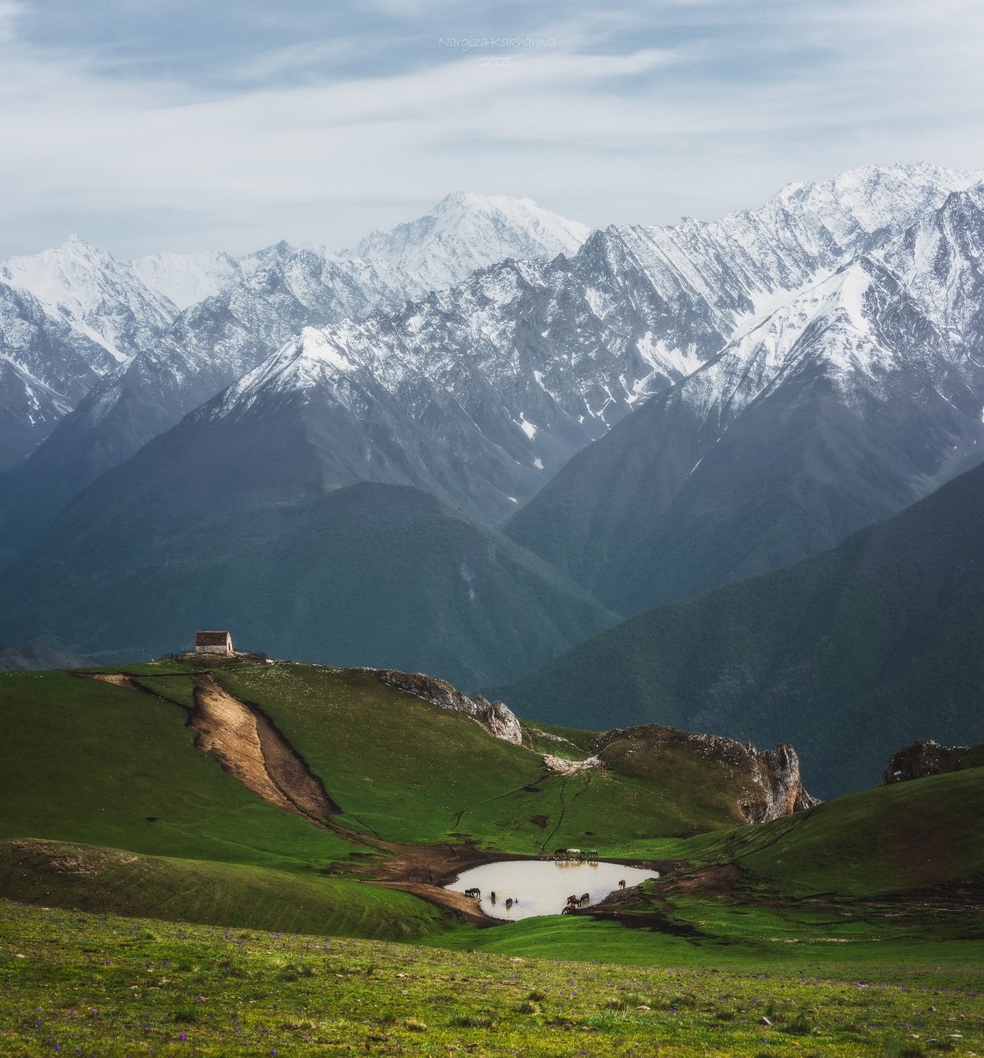 Высоко в горах Ингушетии
